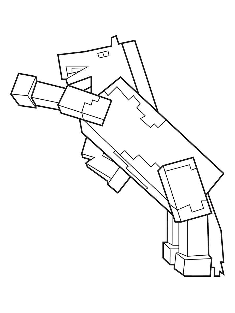 Minecraft coloring page (41)