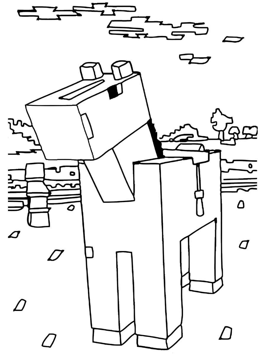 Minecraft coloring page (43)