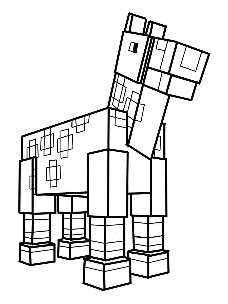 Minecraft coloring page (44)