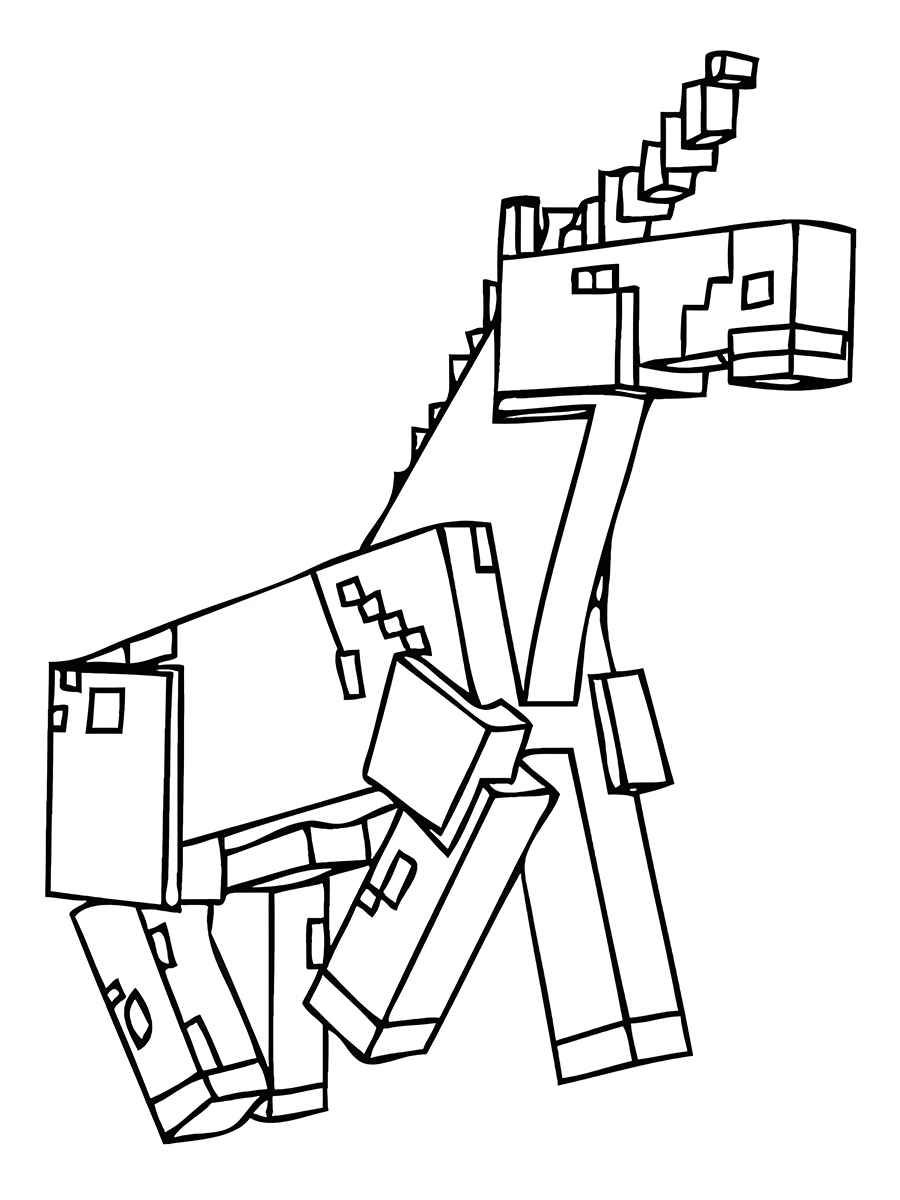 Minecraft coloring page (45)