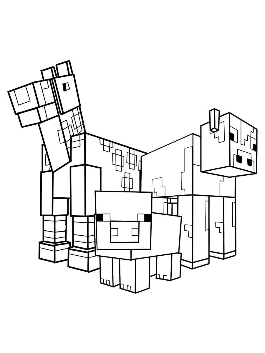 Minecraft coloring page (51)