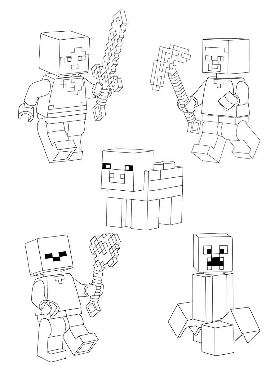 Minecraft coloring page (52)