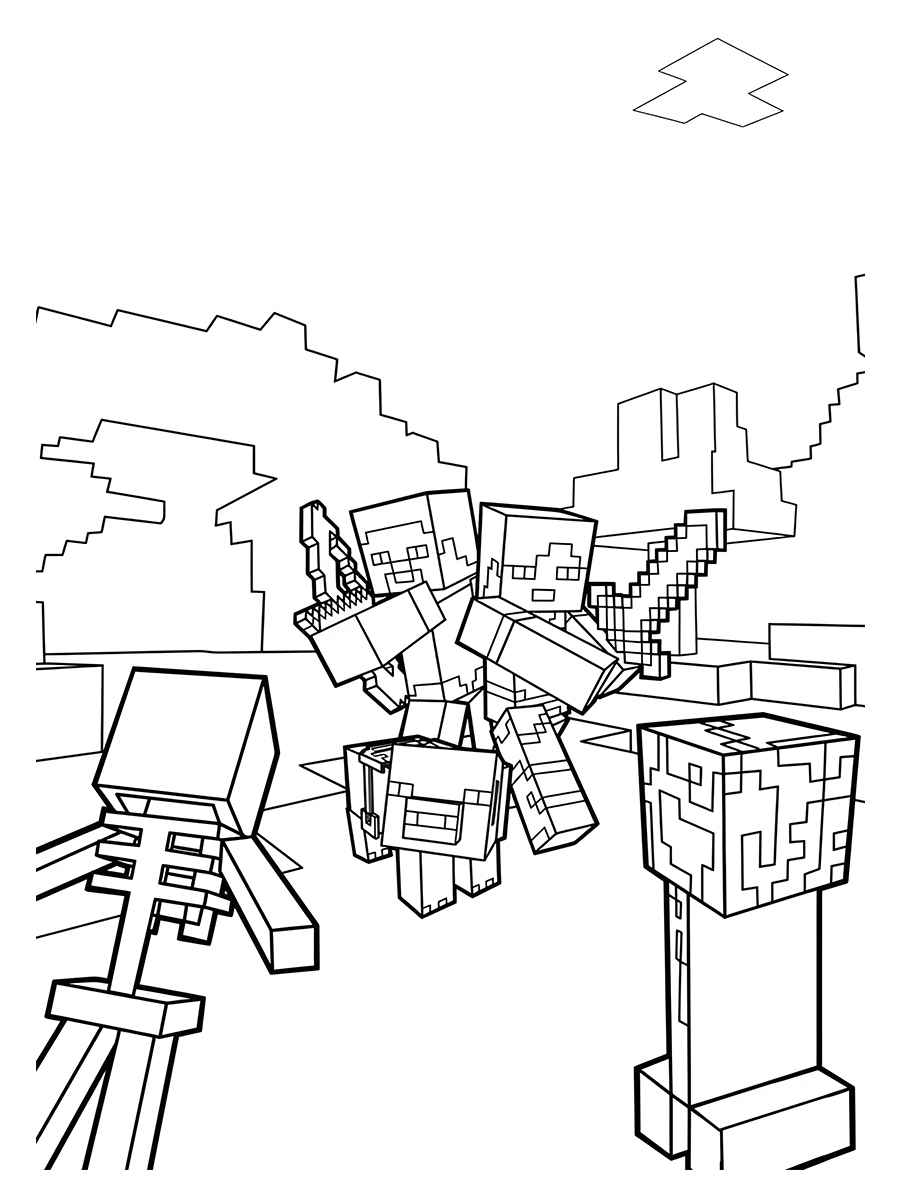 Minecraft coloring page (53)