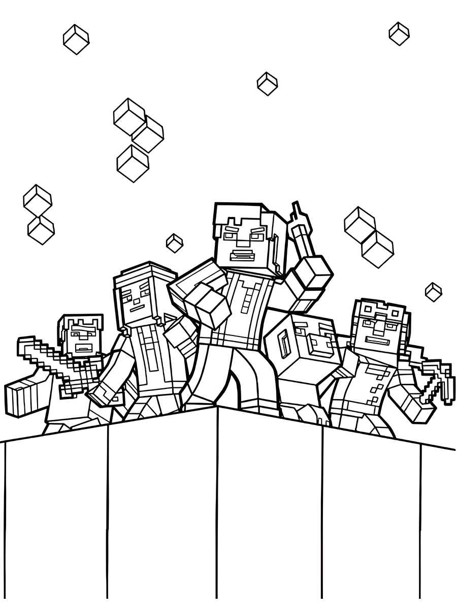 Minecraft coloring page (58)