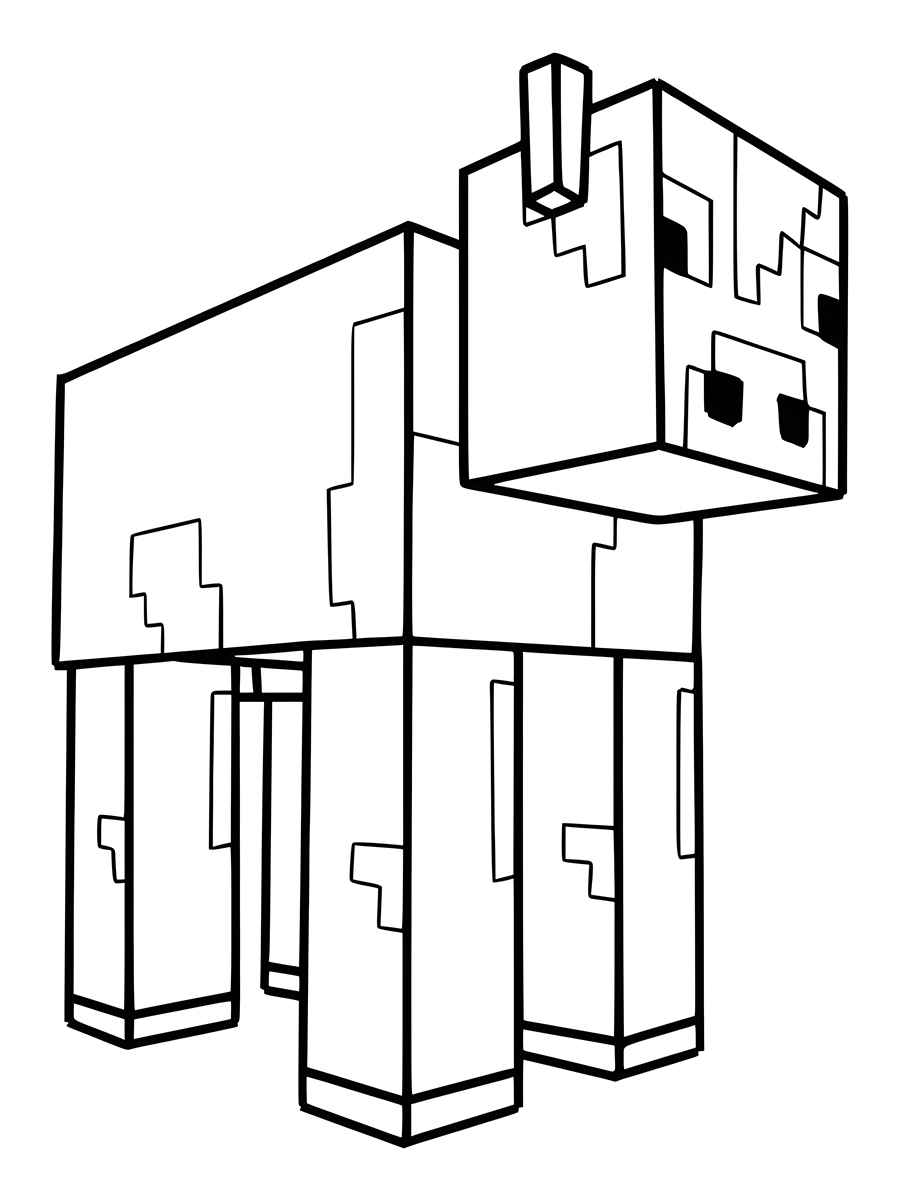 Minecraft coloring page (6)