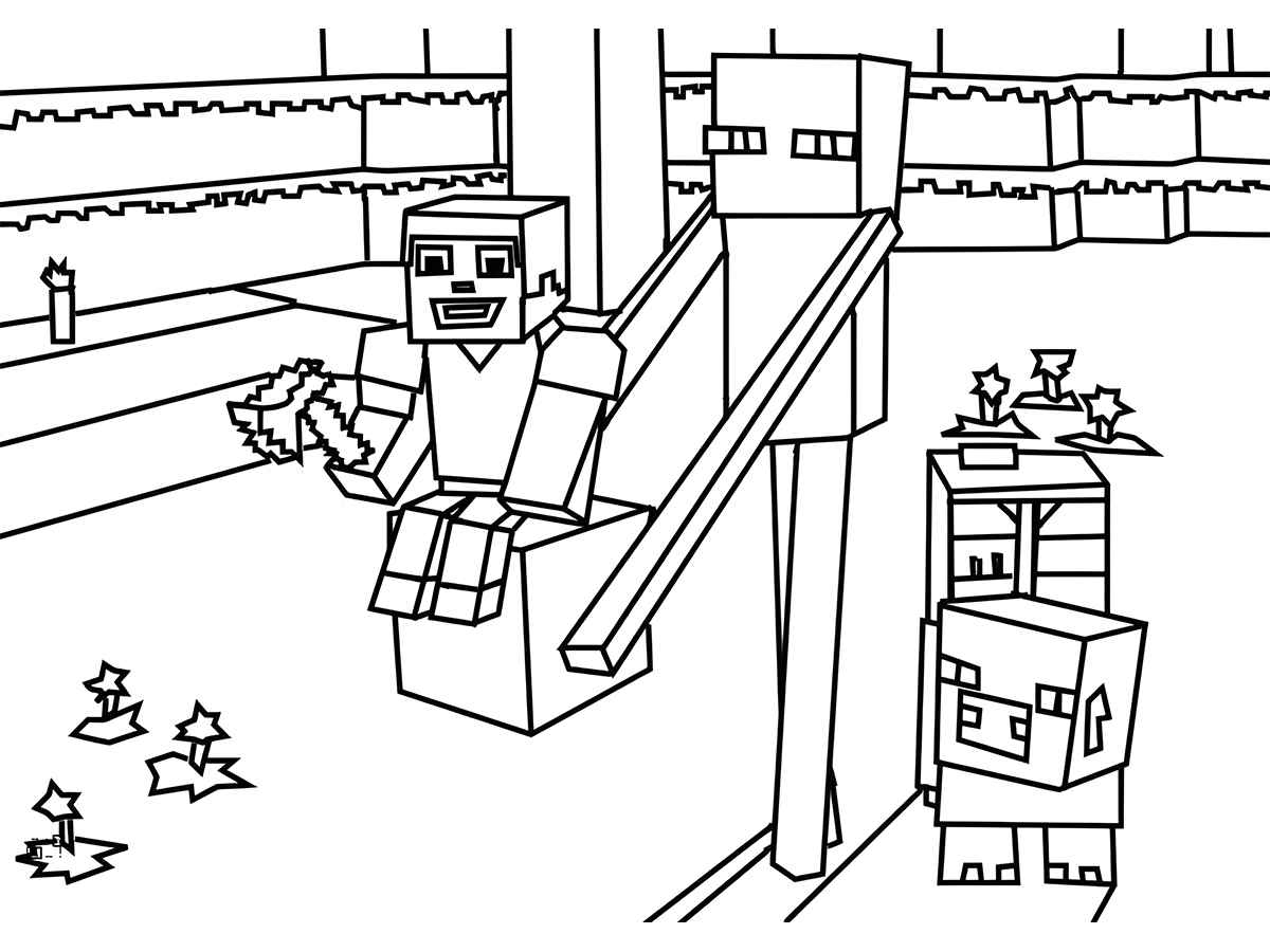 Minecraft coloring page (60)