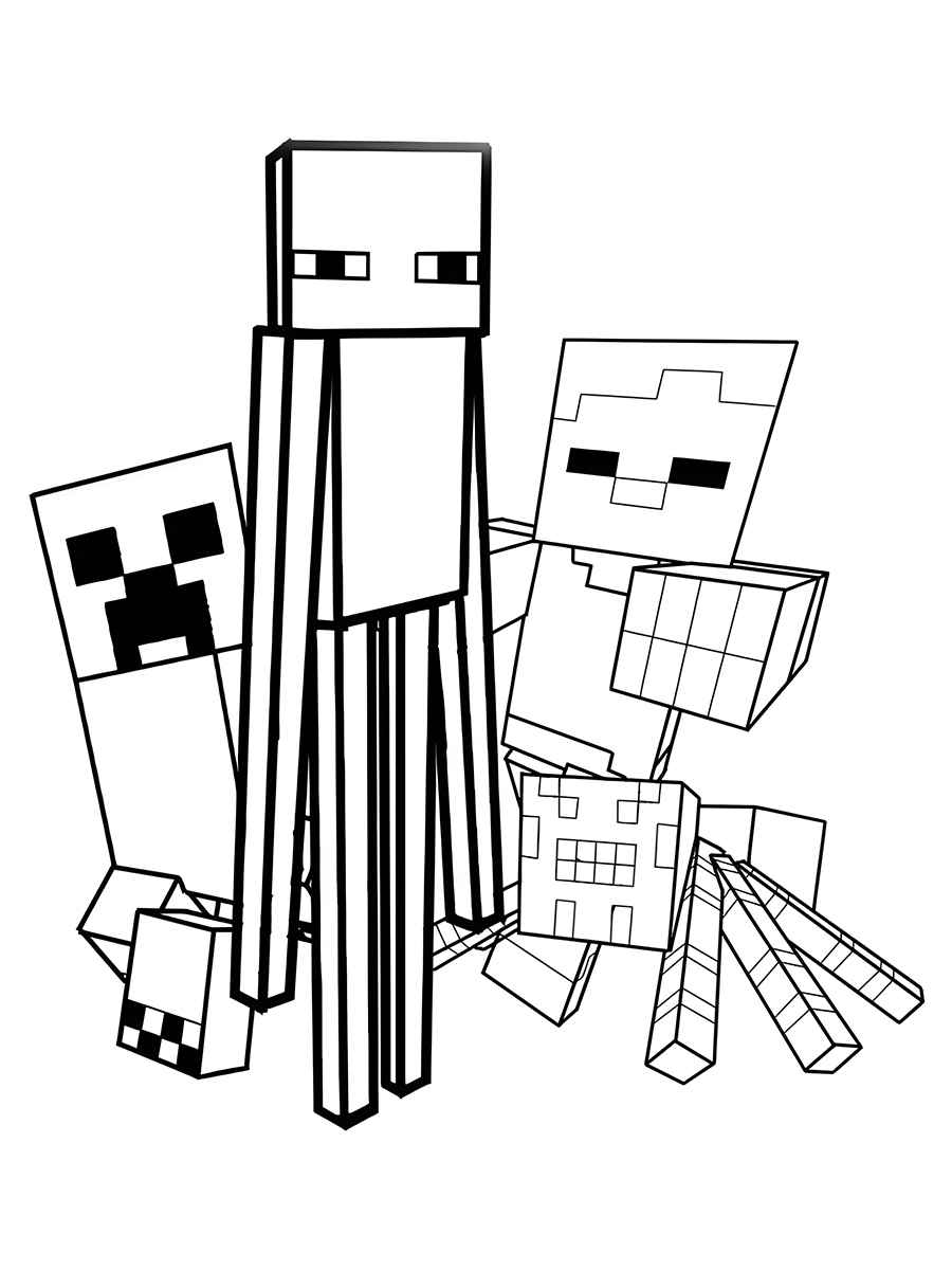 Minecraft coloring page (61)