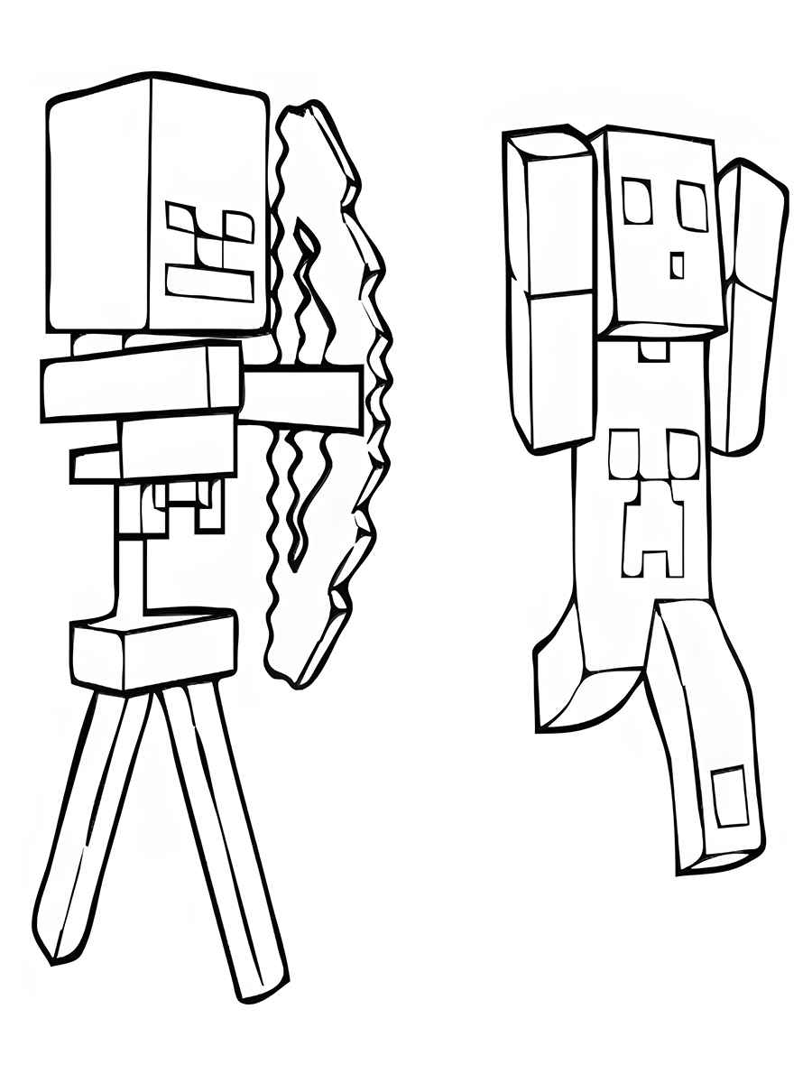 Minecraft coloring page (67)