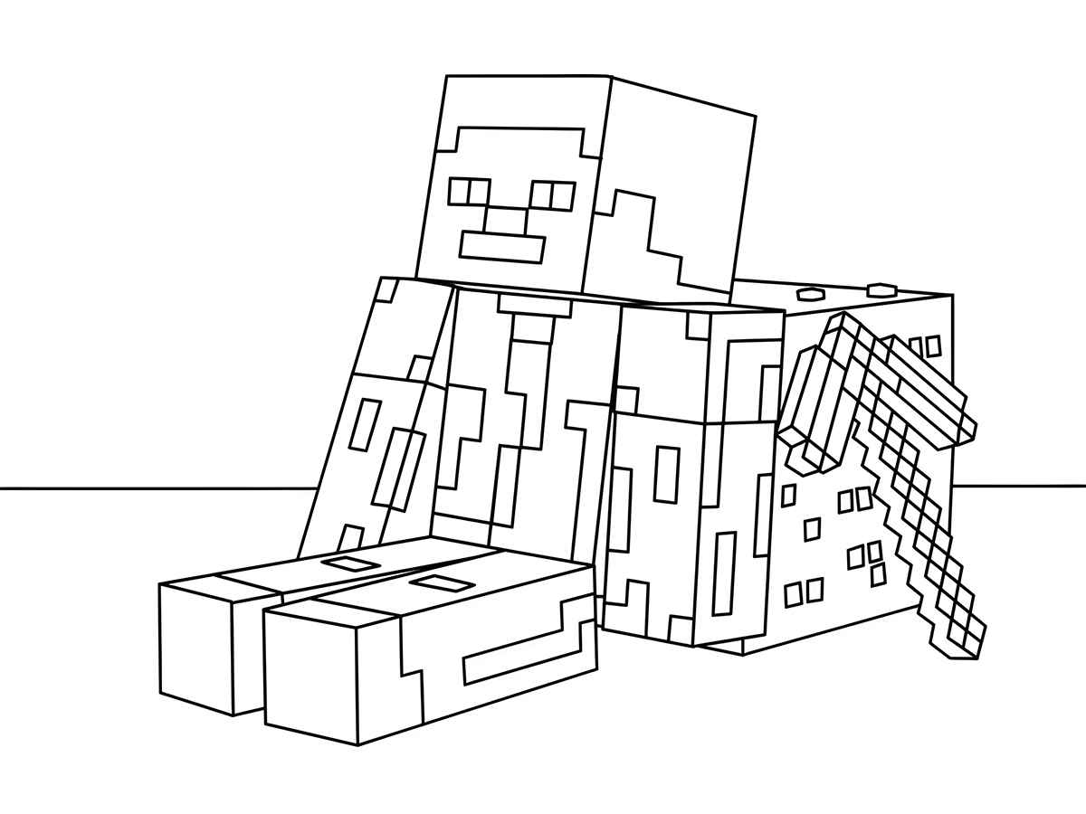 Minecraft coloring page (69)