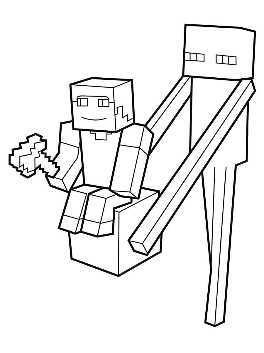 Minecraft coloring page (70)