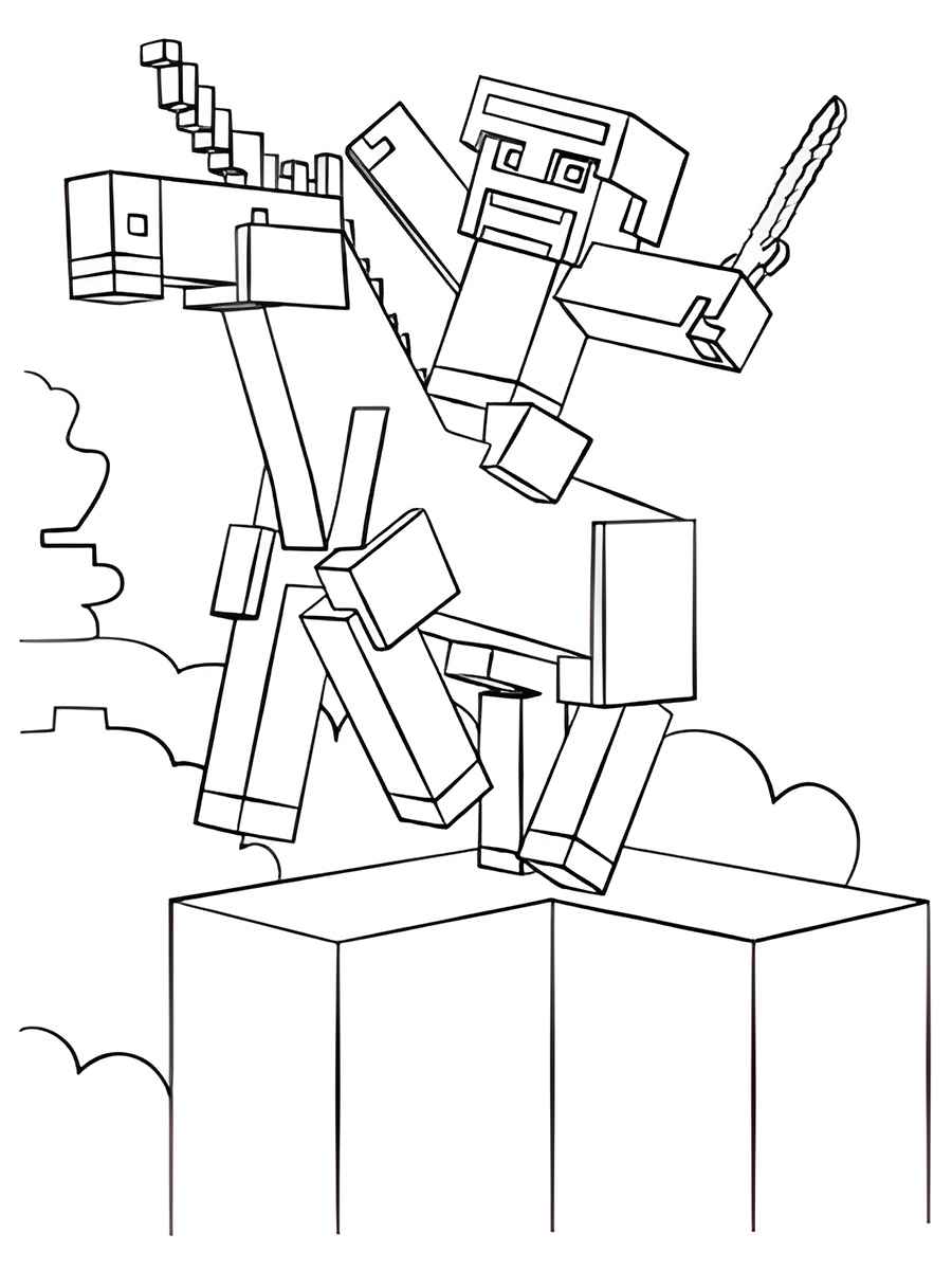 Minecraft coloring page (72)