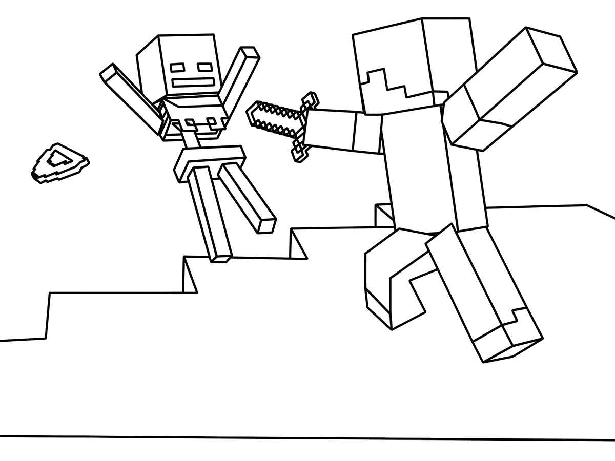 Minecraft coloring page (75)