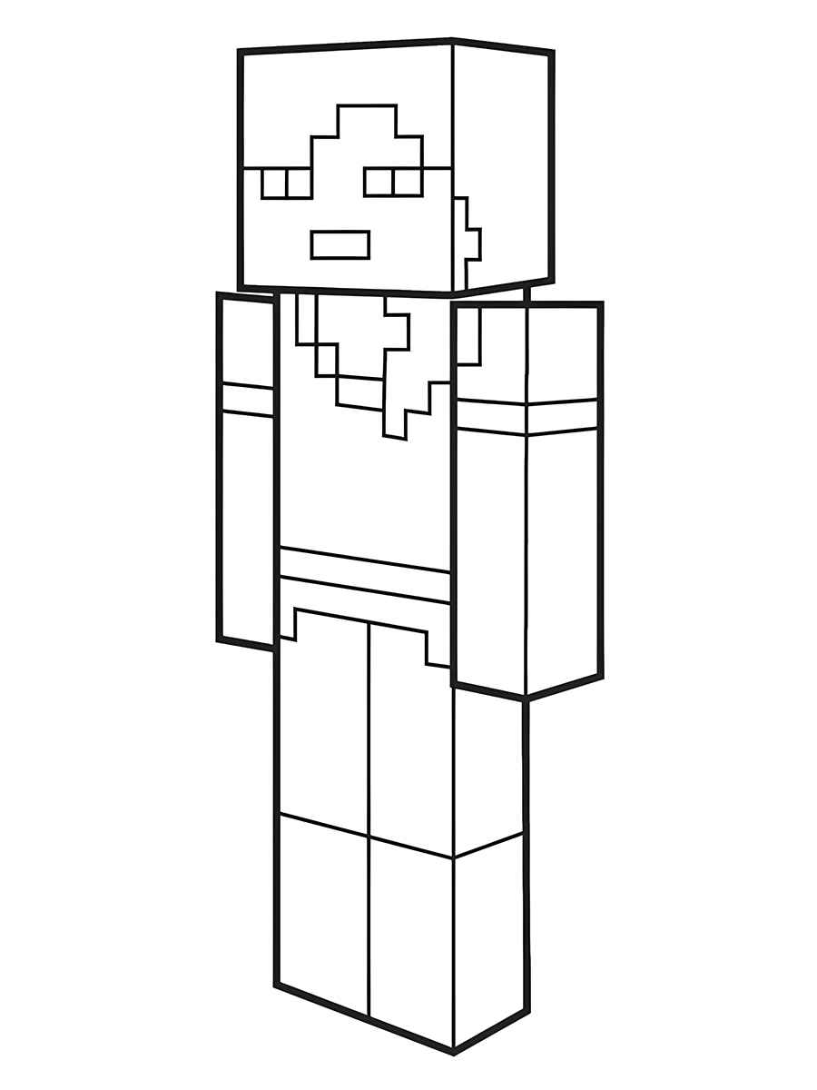 Minecraft coloring page (79)