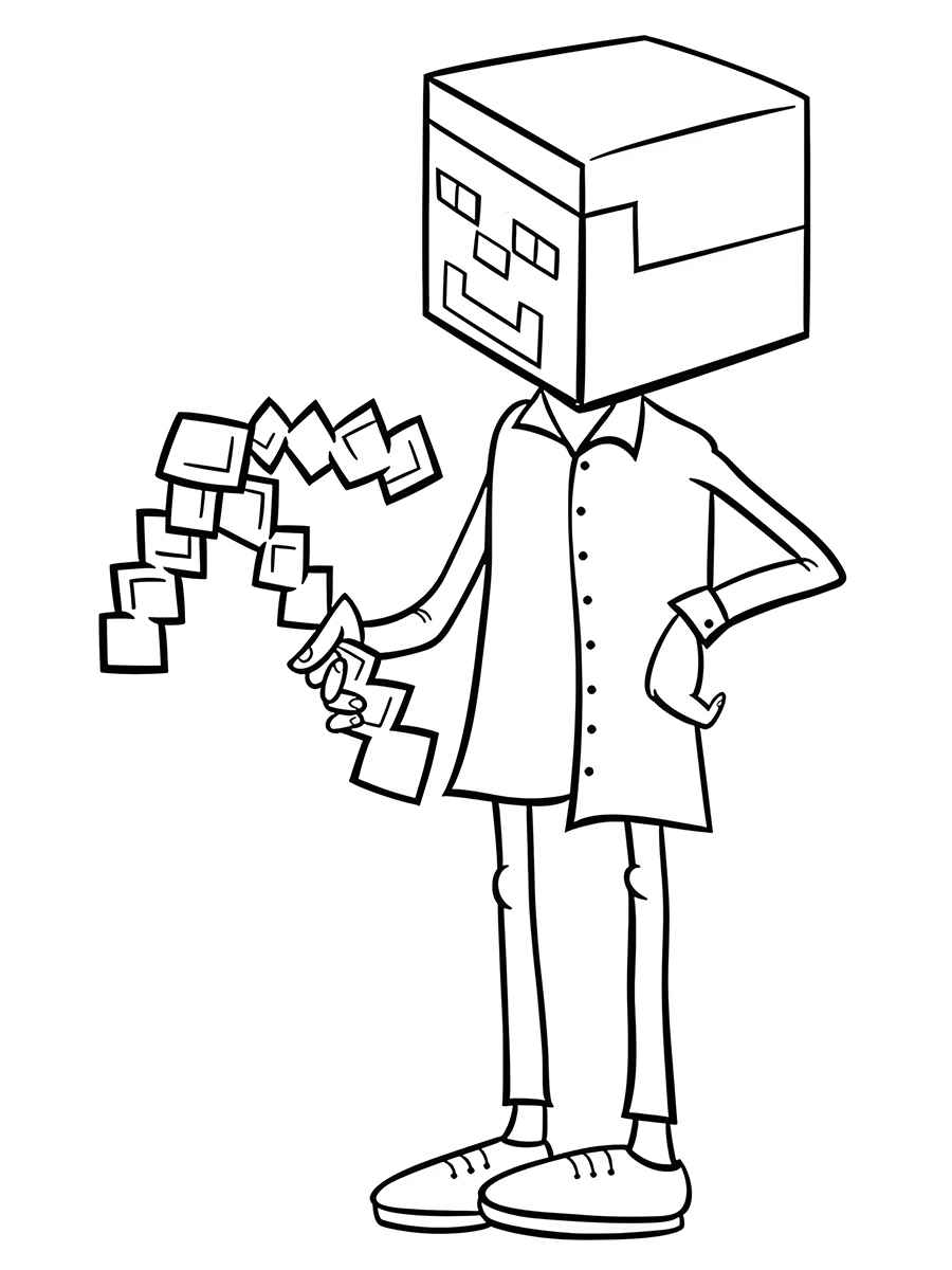 Minecraft coloring page (82)