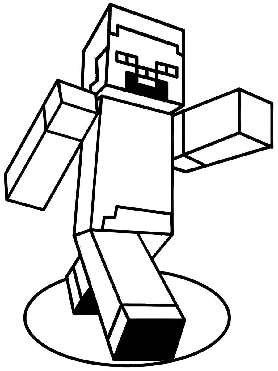 Minecraft coloring page (86)