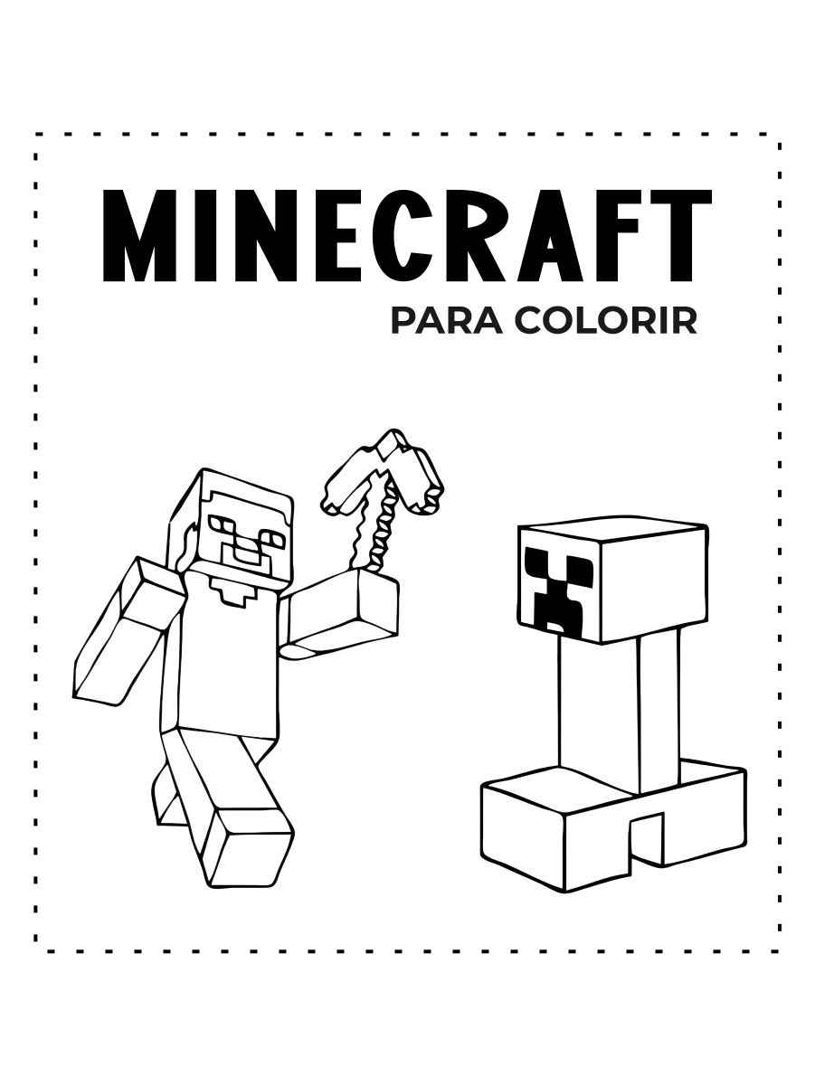 Minecraft coloring page (89)