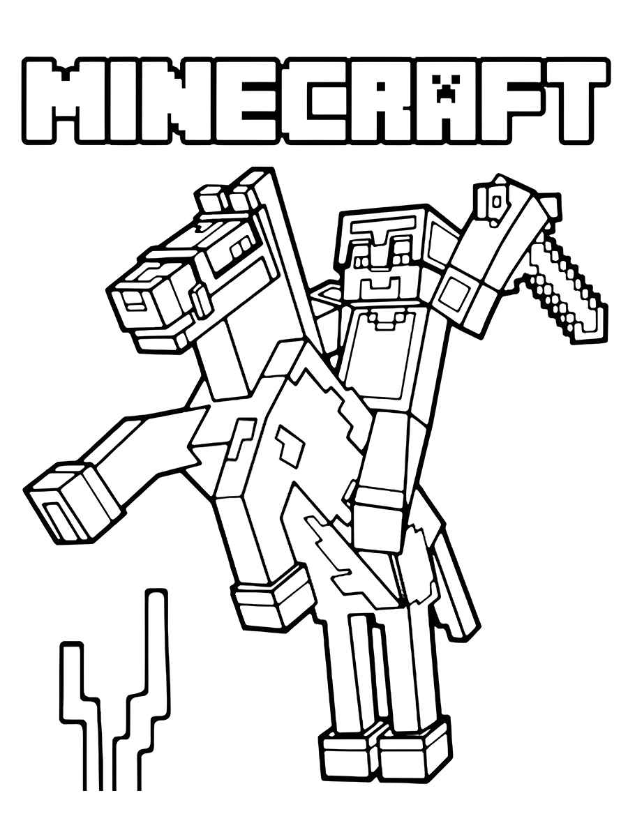 Minecraft coloring page (91)