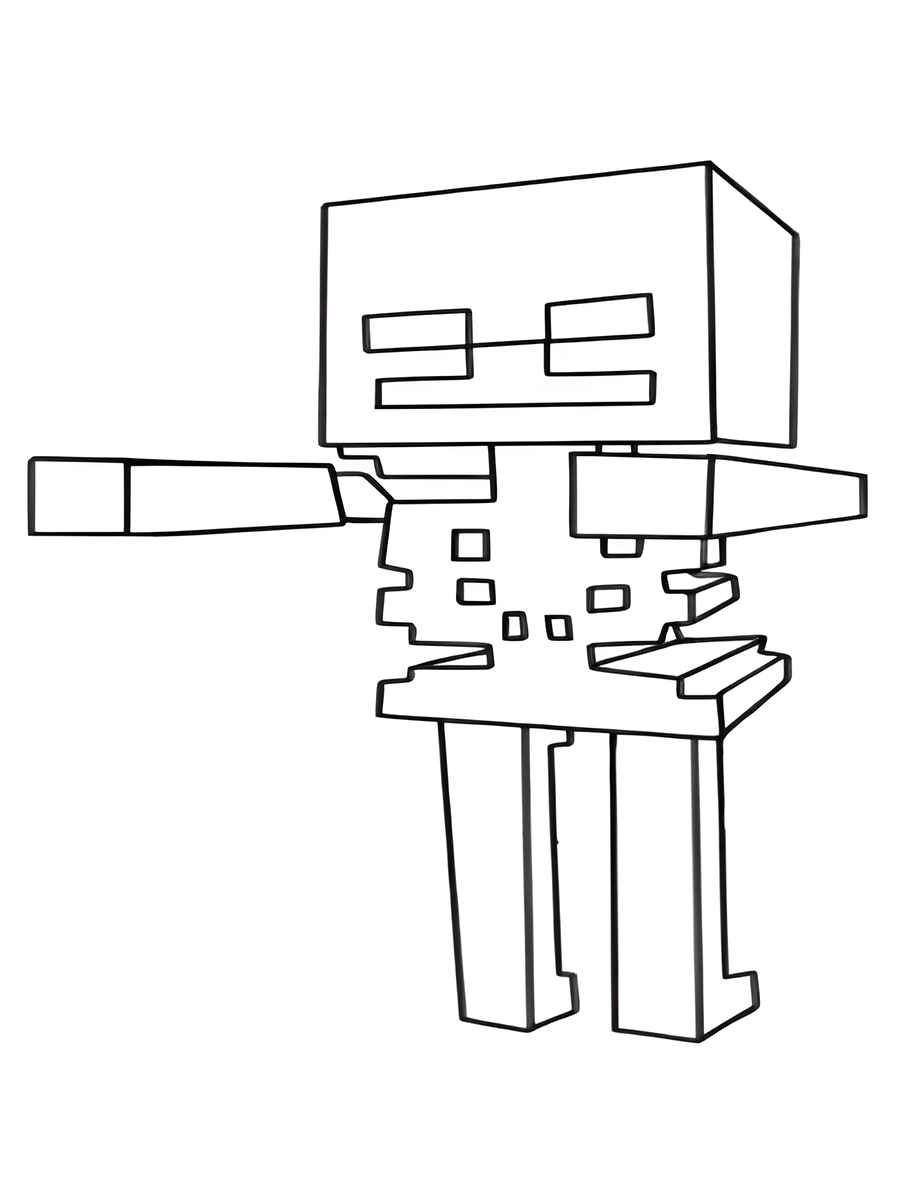 Minecraft coloring page (93)