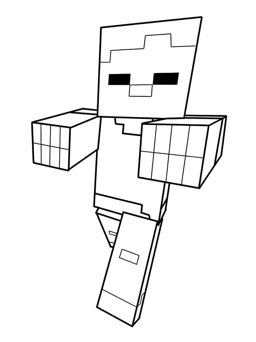 Minecraft coloring page (95)