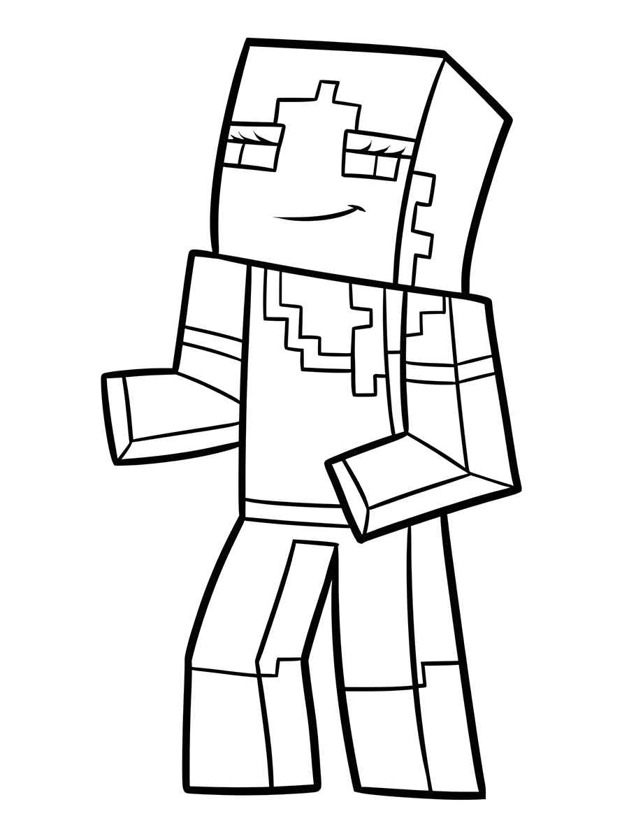 Minecraft coloring page (99)