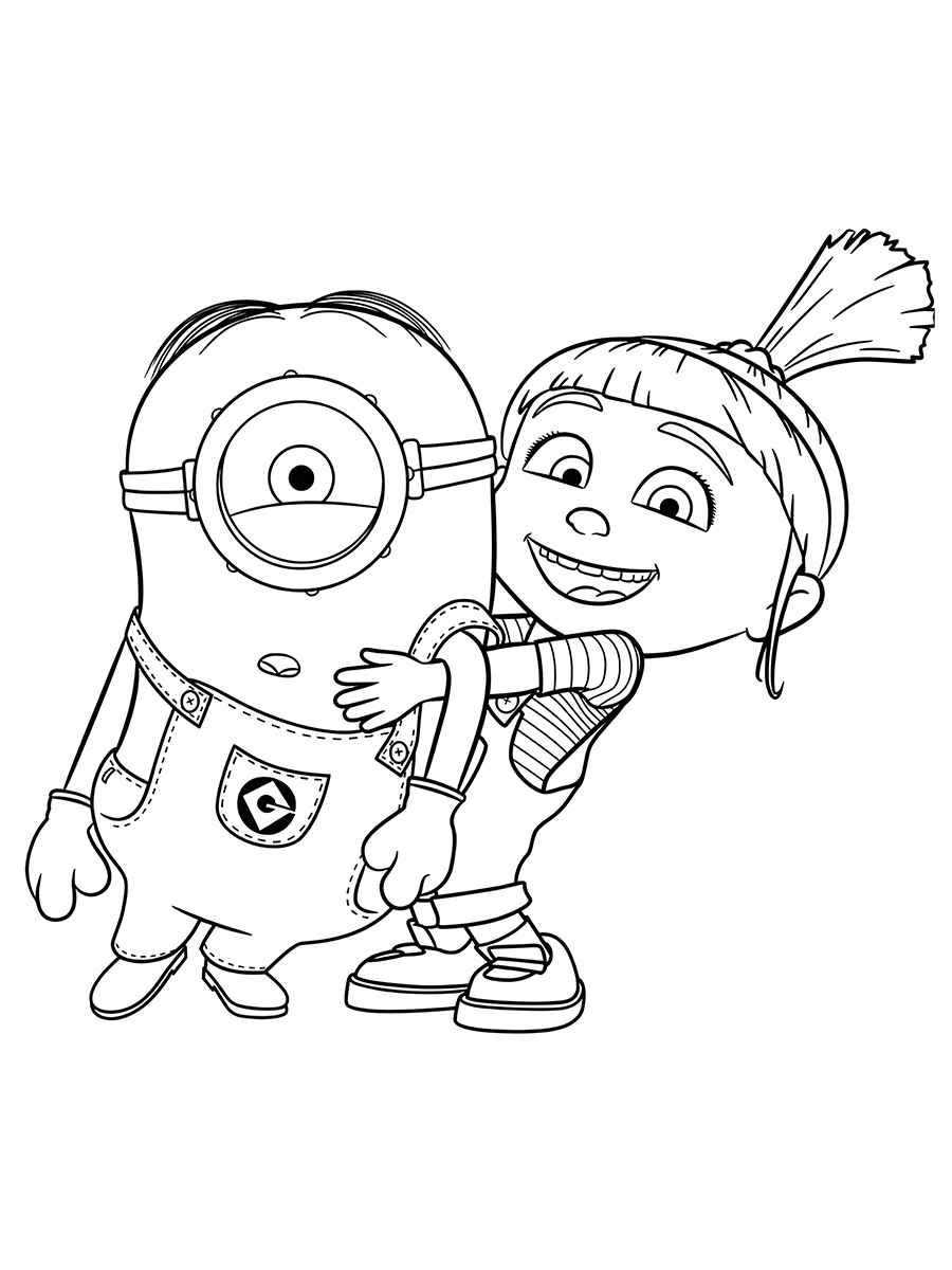 Minions coloring page (12)