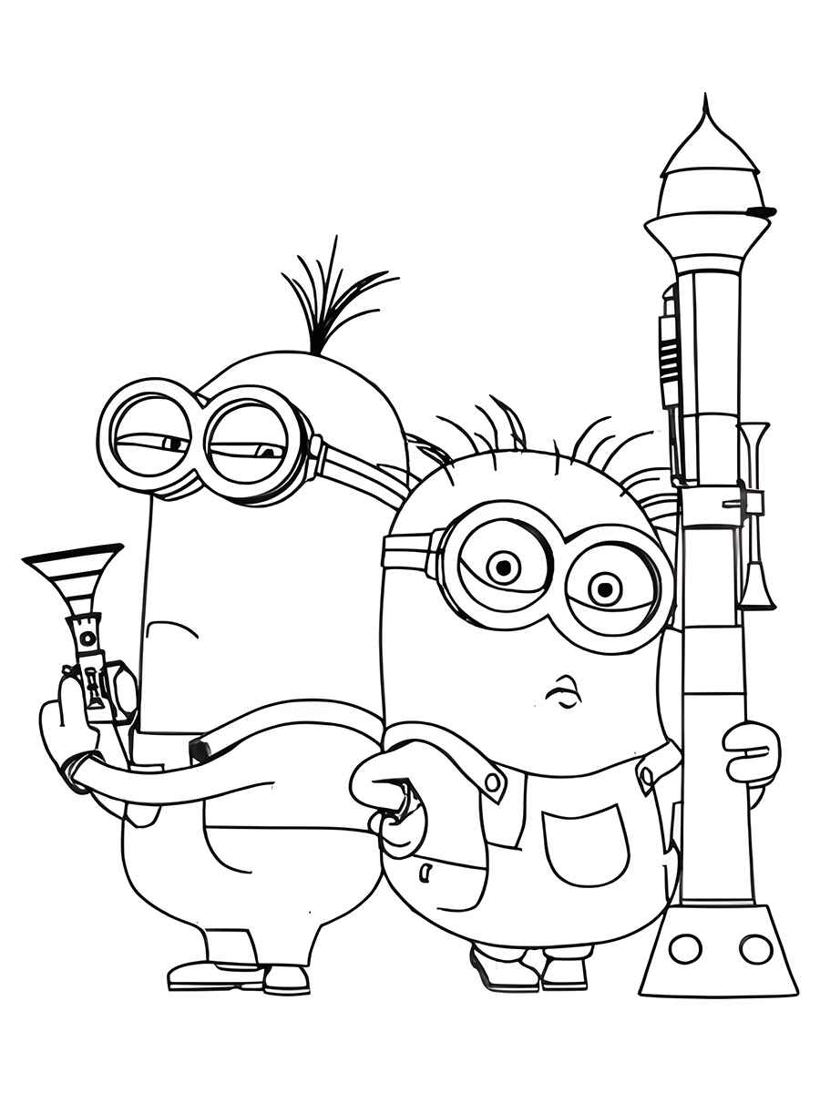 Minions coloring page (13)