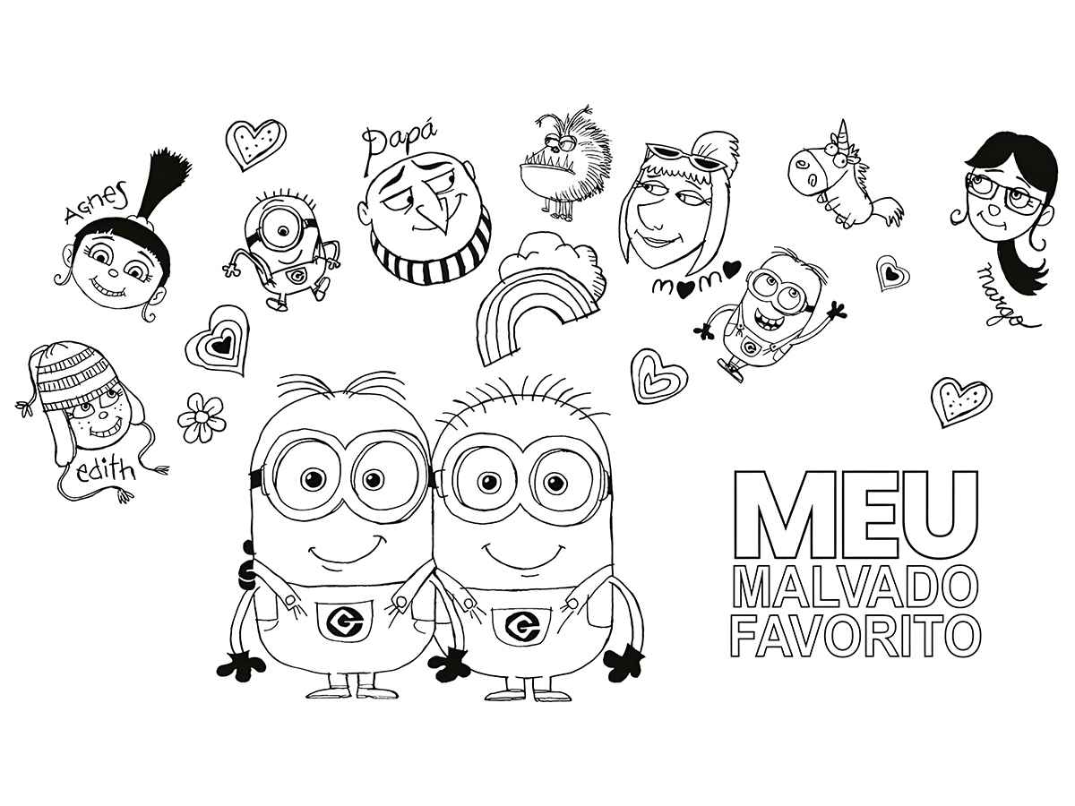 Minions coloring page (31)