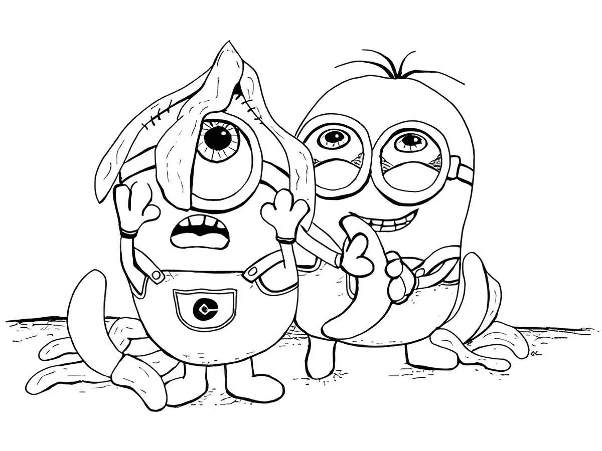 Minions coloring page (32)