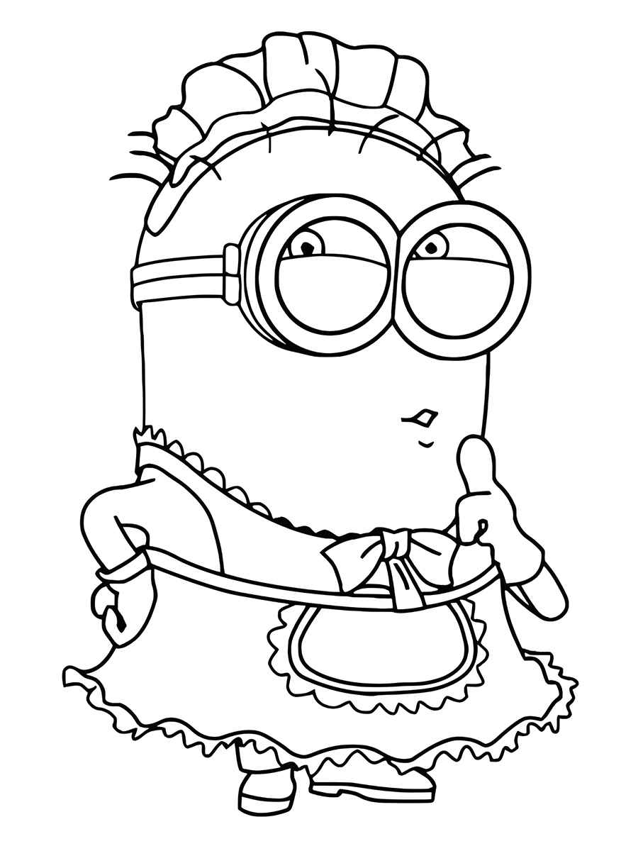 Minions coloring page (45)