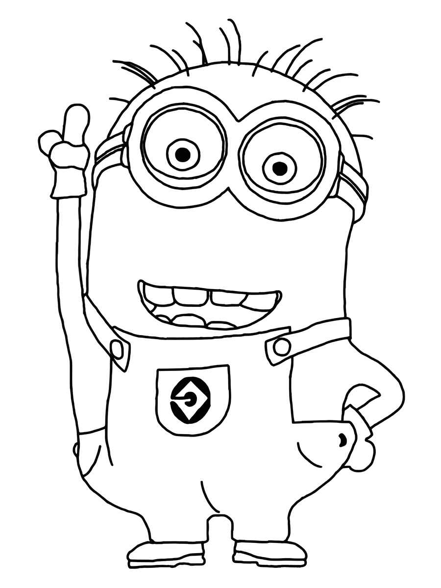 Minions coloring page (46)