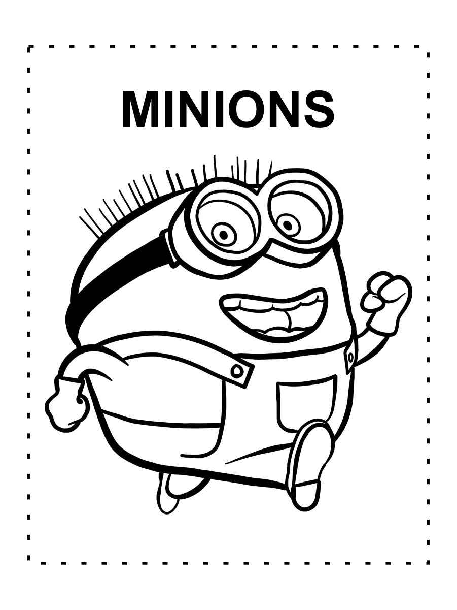 Minions coloring page (48)