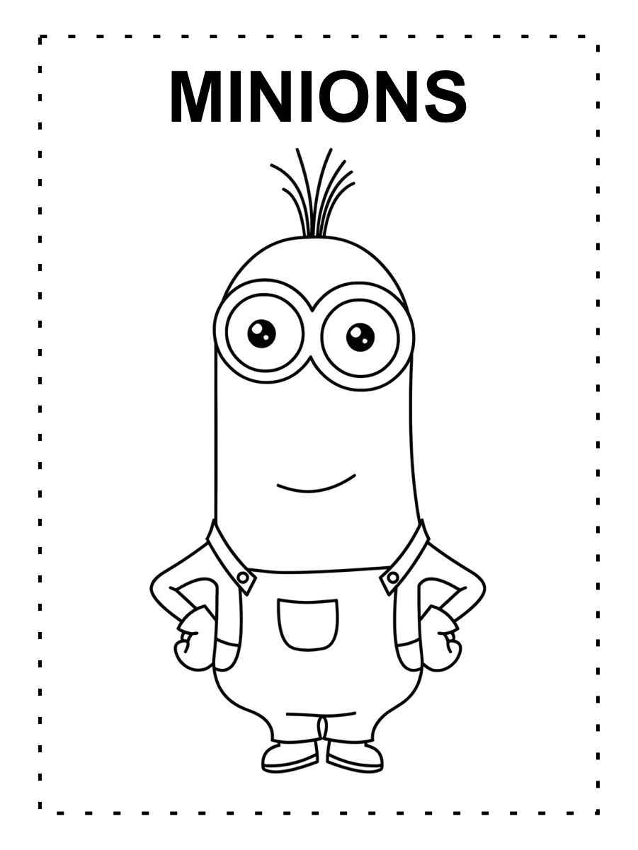 Minions coloring page (49)