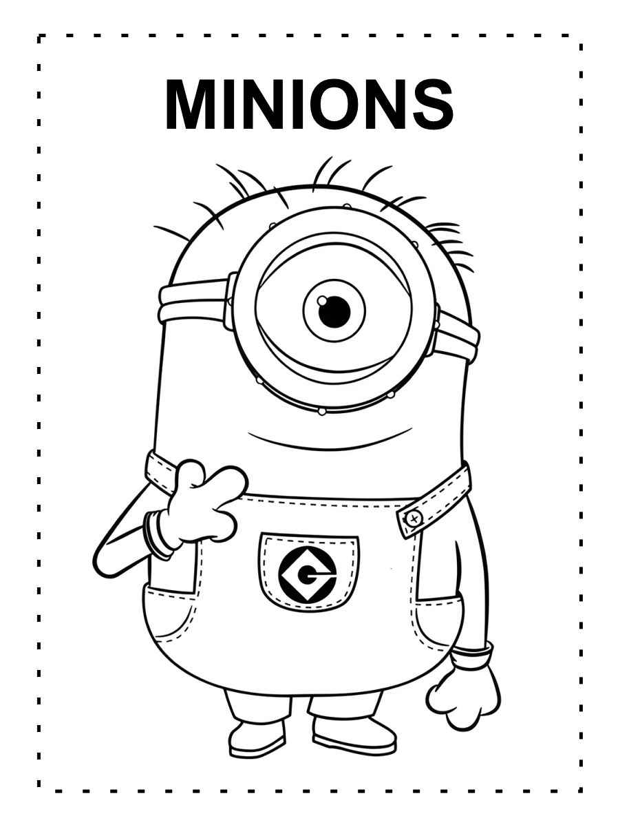 Minions coloring page (50)