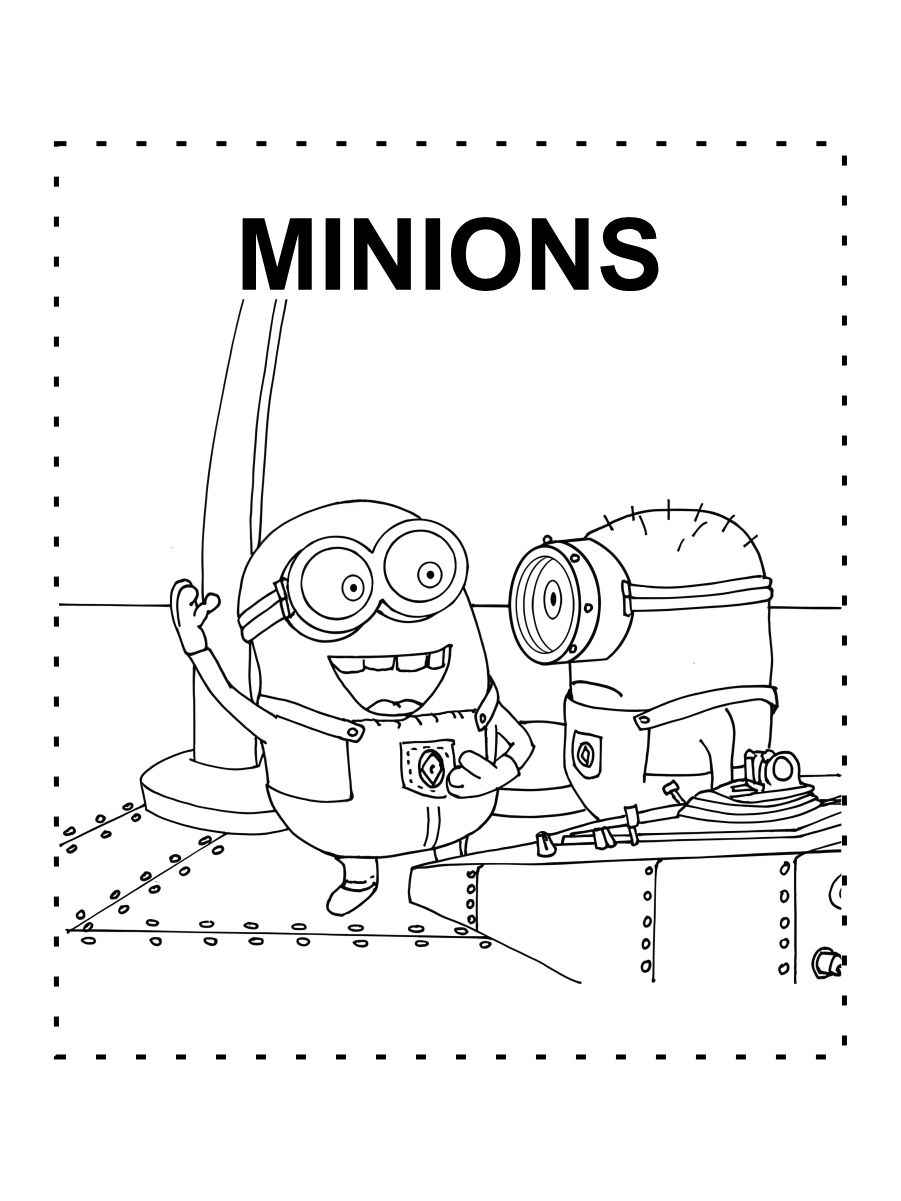 Minions coloring page (51)