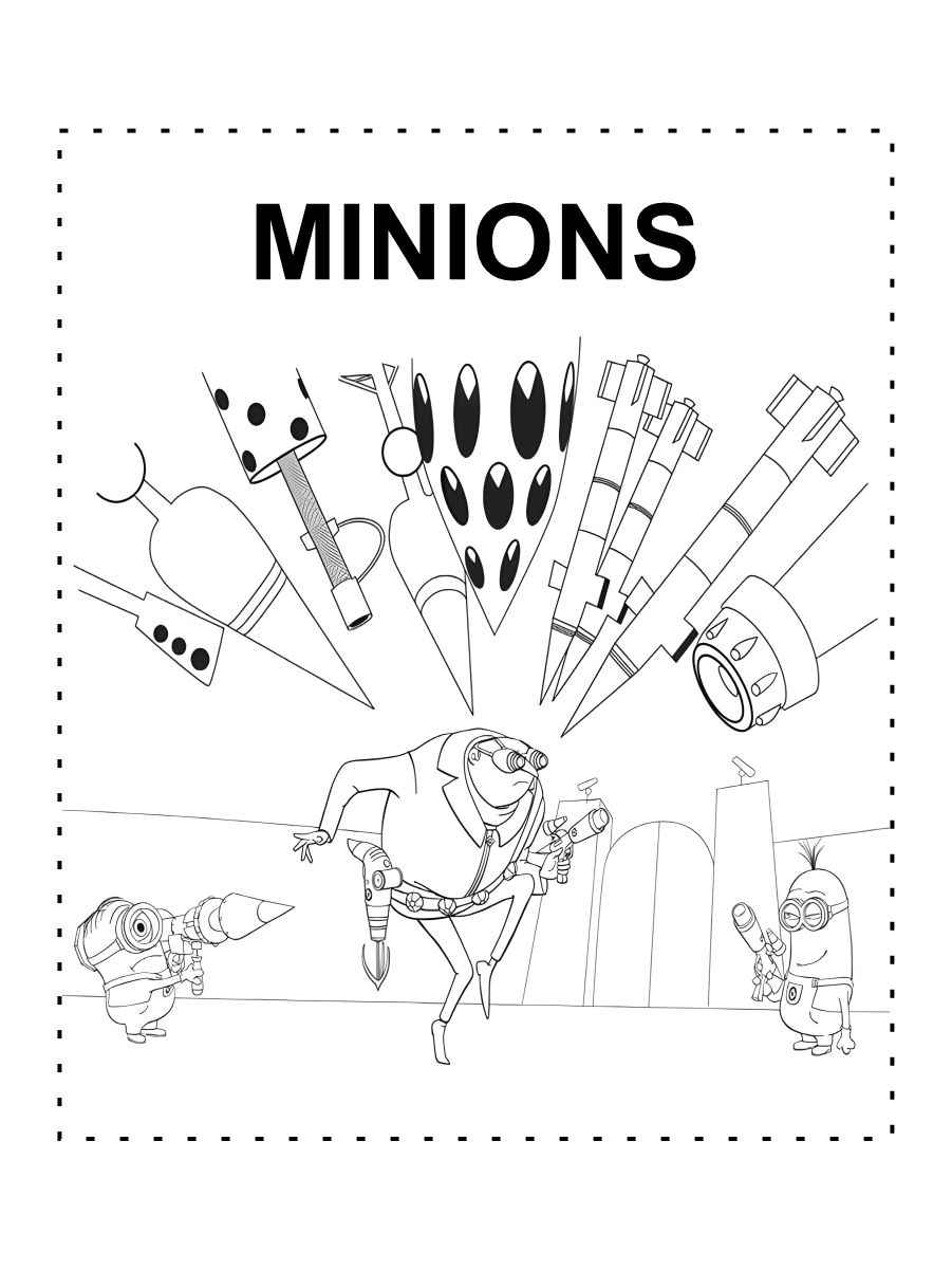 Minions coloring page (52)