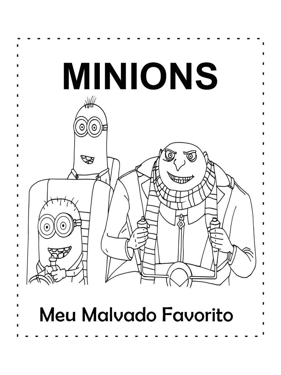 Minions coloring page (53)