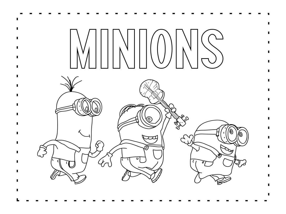 Minions coloring page (55)