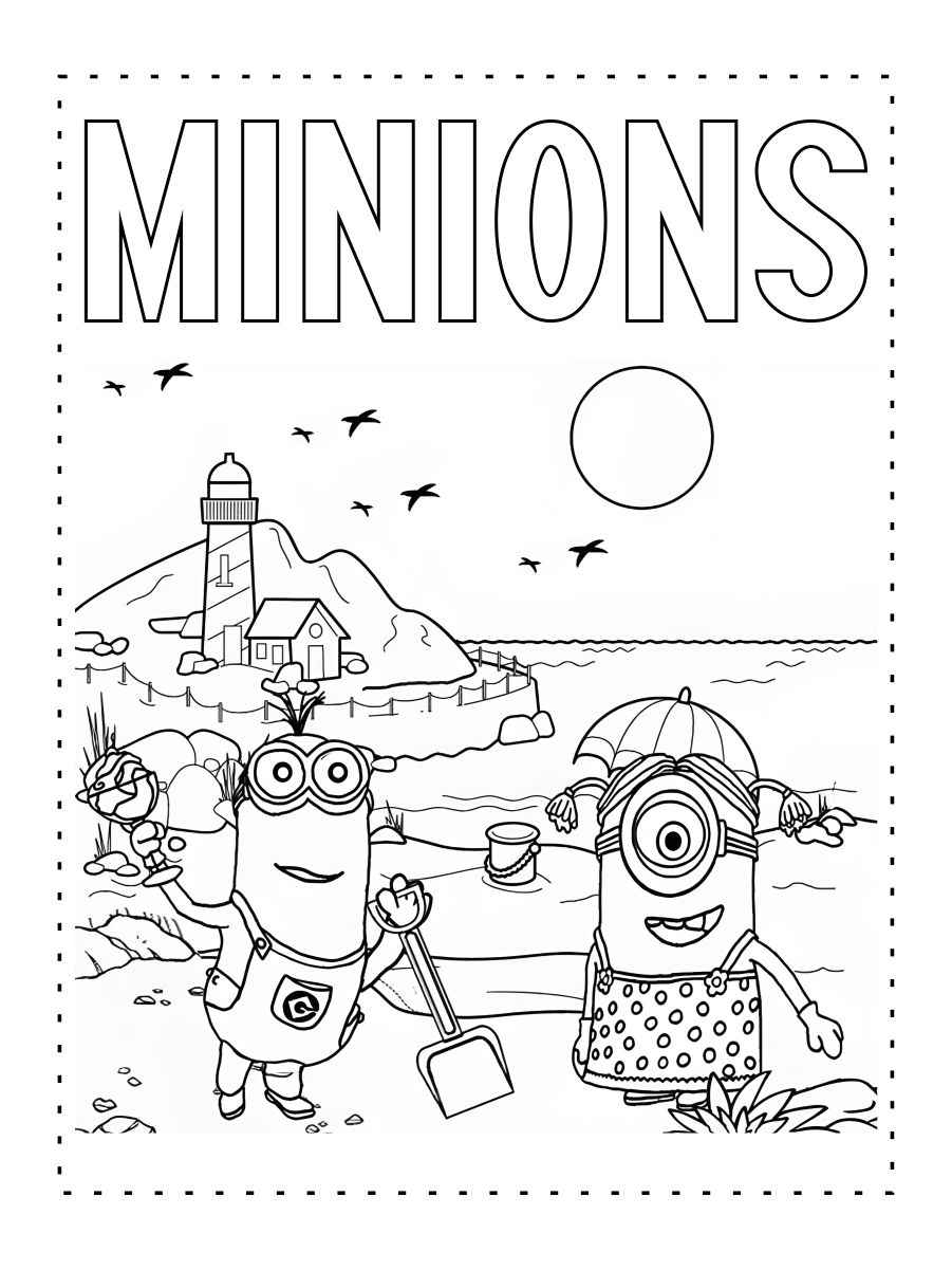 Minions coloring page (56)