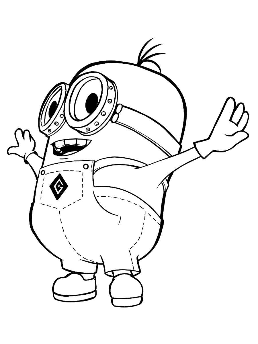 Minions coloring page (57)