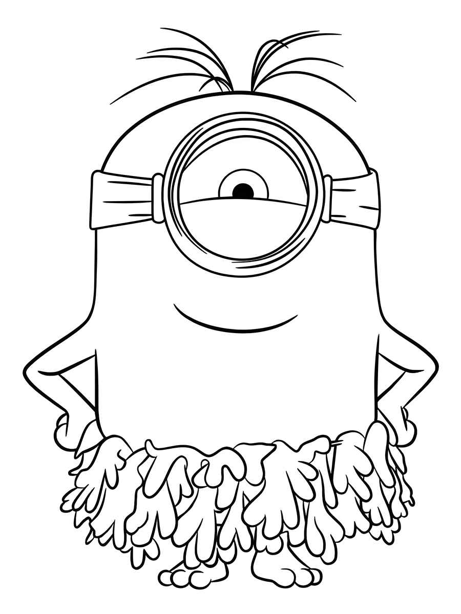 Minions coloring page (58)