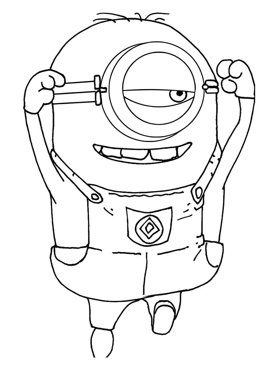 Minions coloring page (59)