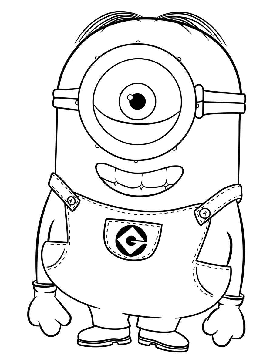 Minions coloring page (66)