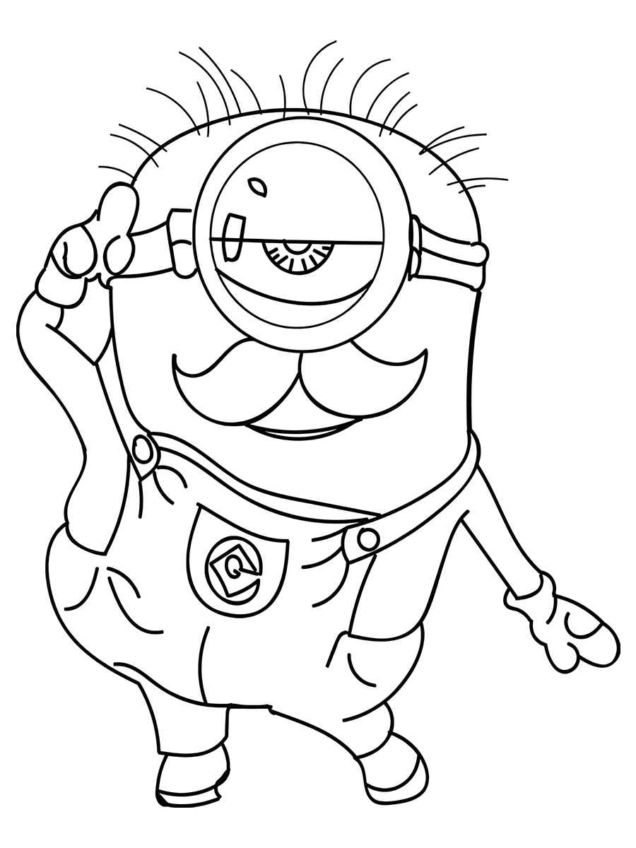 Minions coloring page (67)