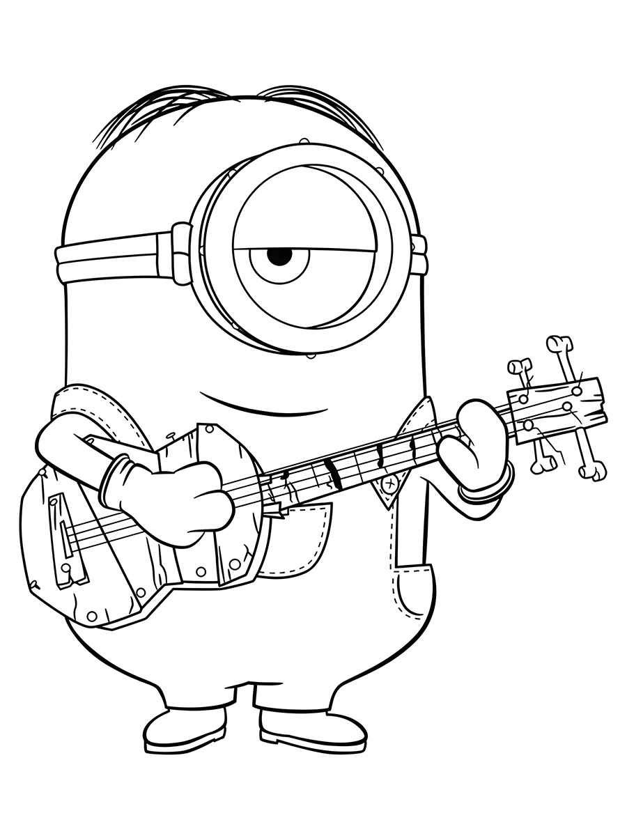 Minions coloring page (73)