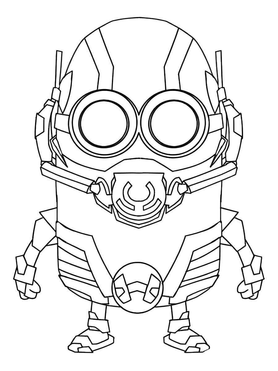 Minions coloring page (76)