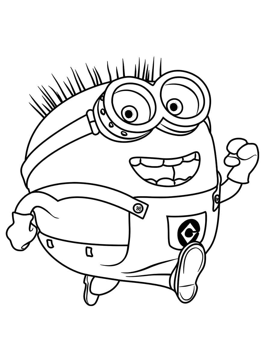 Minions coloring page (77)