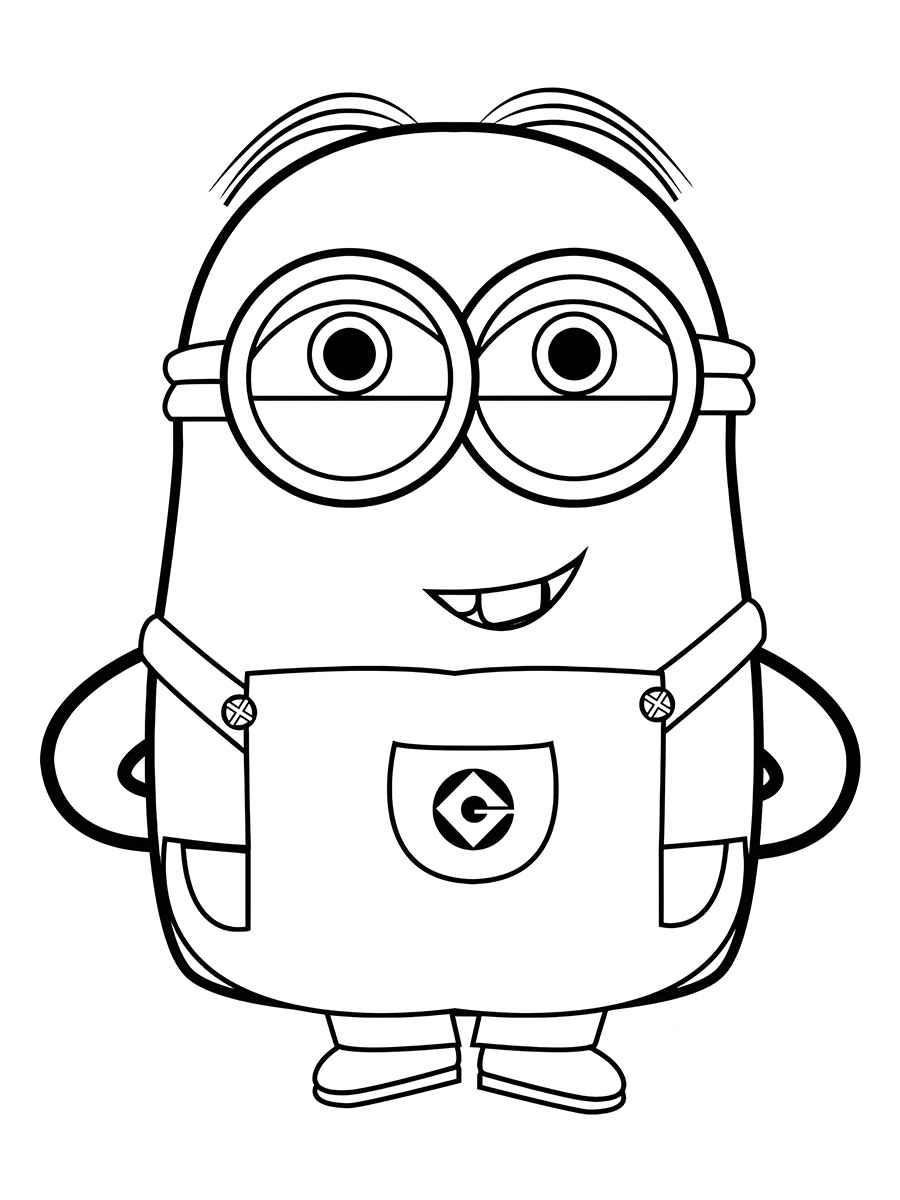 Minions coloring page (78)