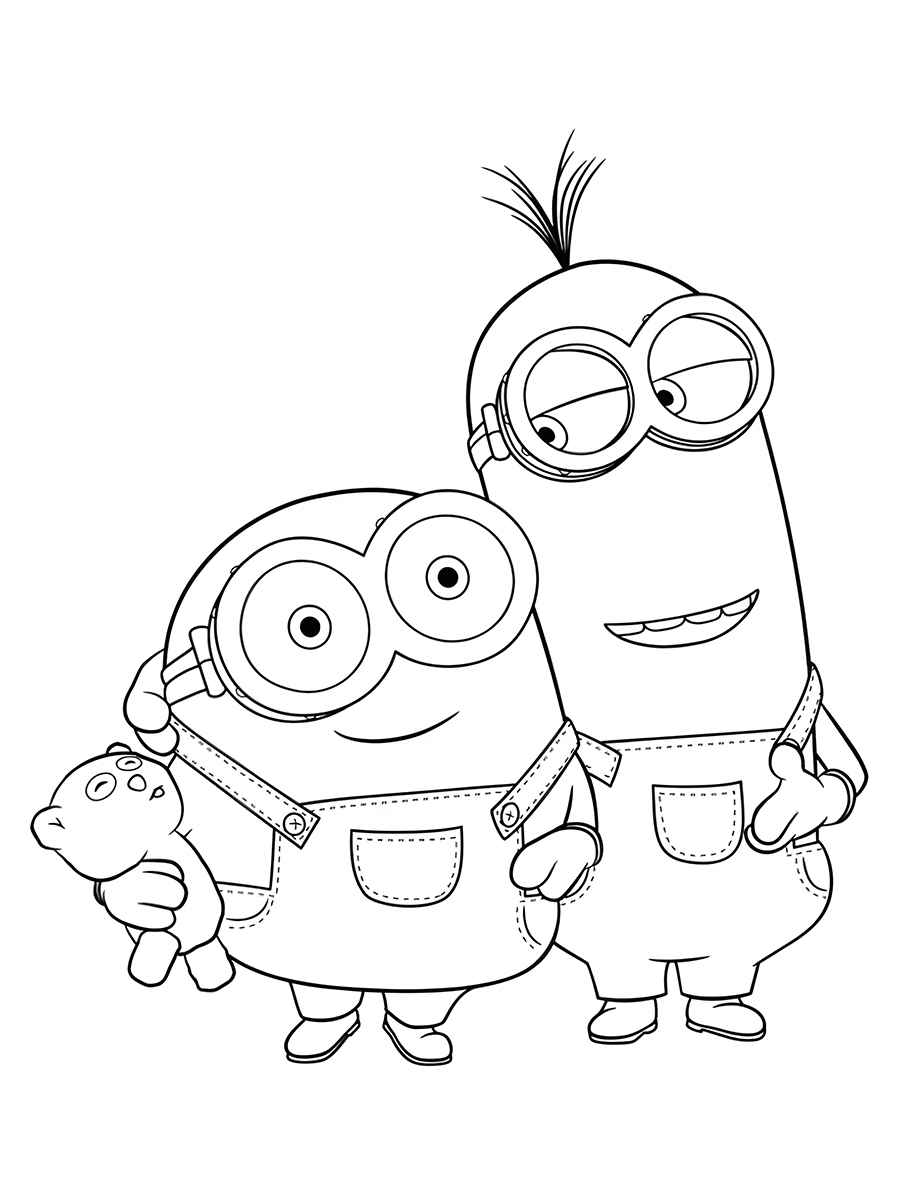 Minions coloring page (81)