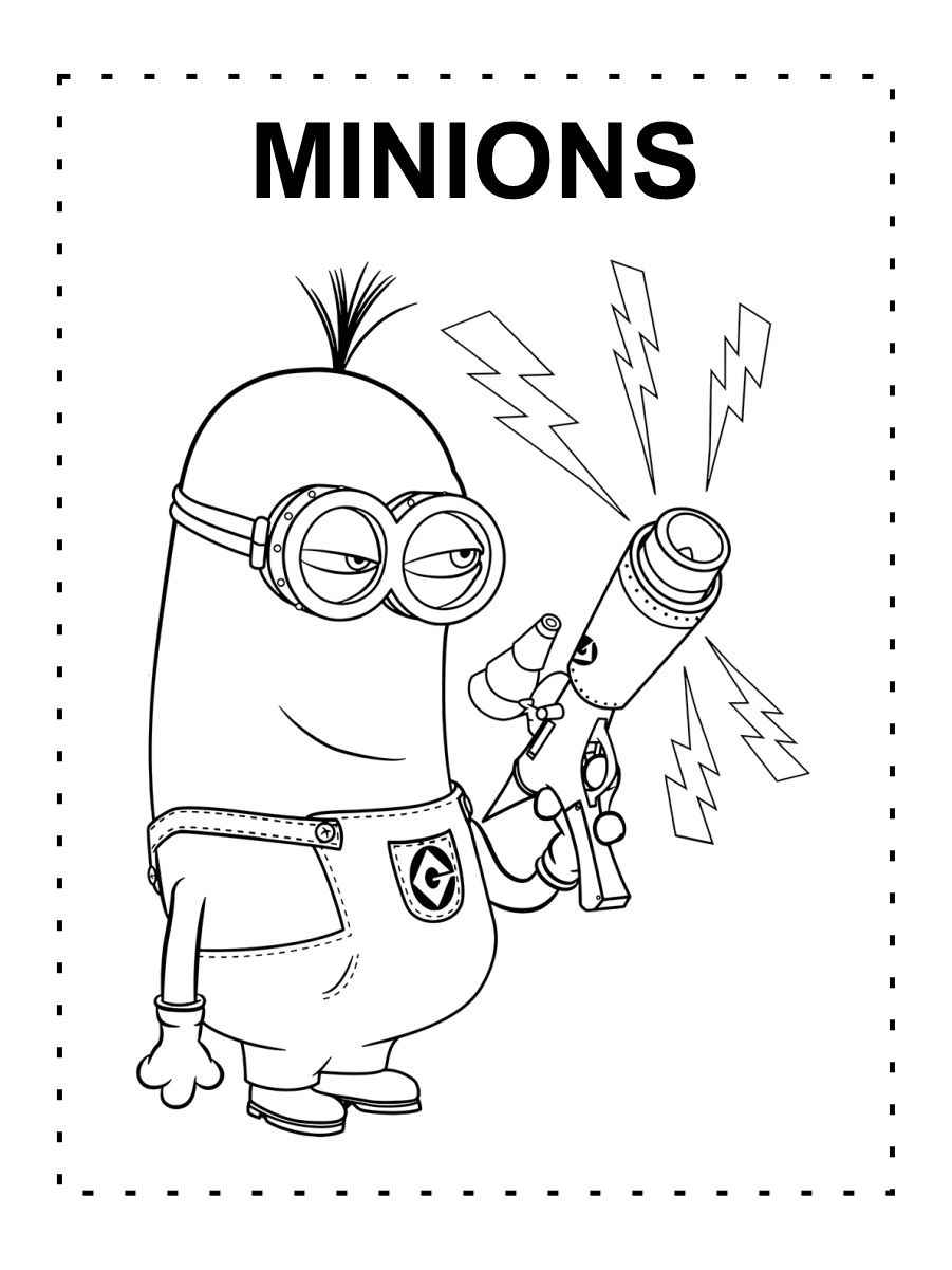 Minions coloring page (82)