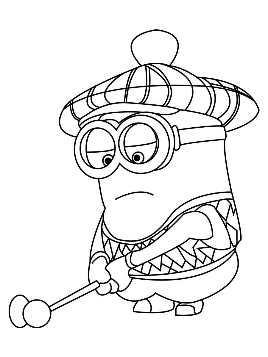 Minions coloring page (84)